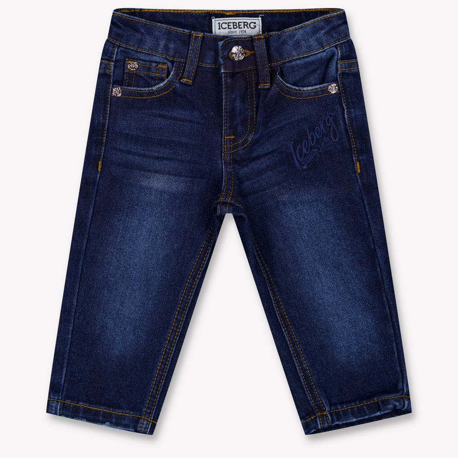 Iceberg Baby Boys Jeans In Blue