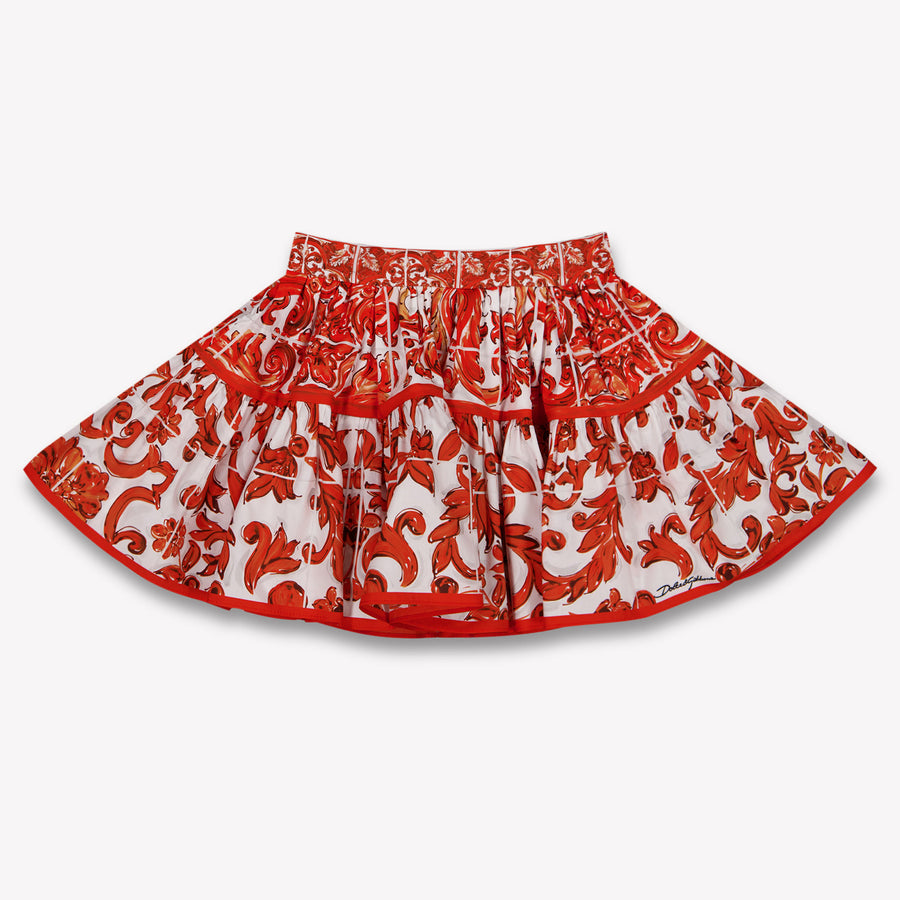 Dolce & Gabbana Baby Meisjes Rokje In Oranje