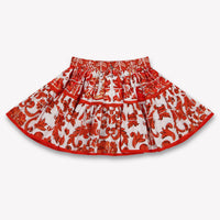 Dolce & Gabbana Baby Girls Skirt In Orange