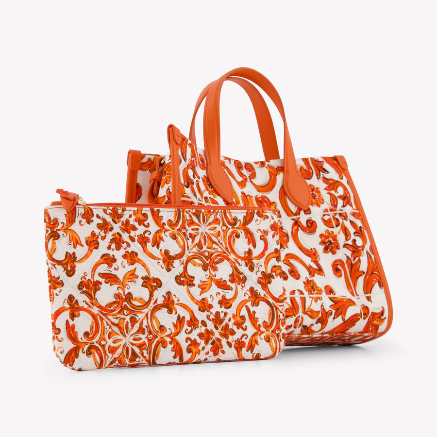 Dolce & Gabbana Kids Girls Bag In Orange