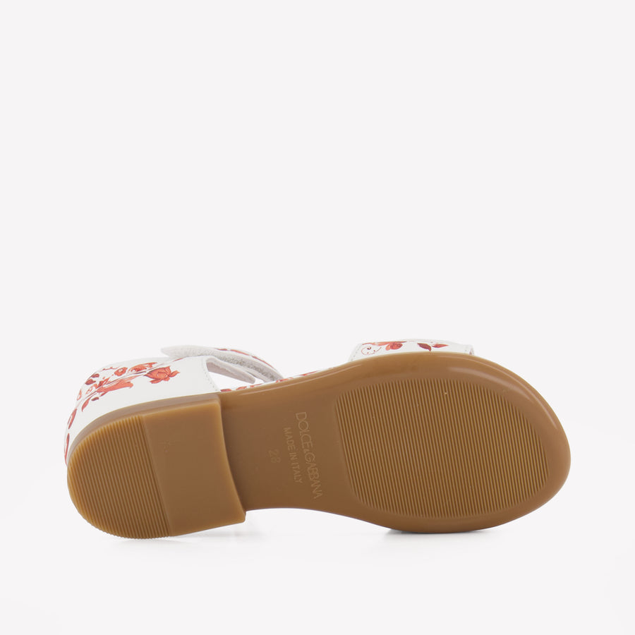 Dolce & Gabbana Girls Sandals In Orange