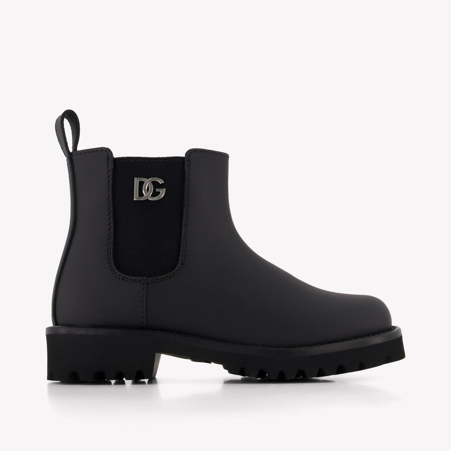 Dolce & Gabbana Unisex Boots In Black