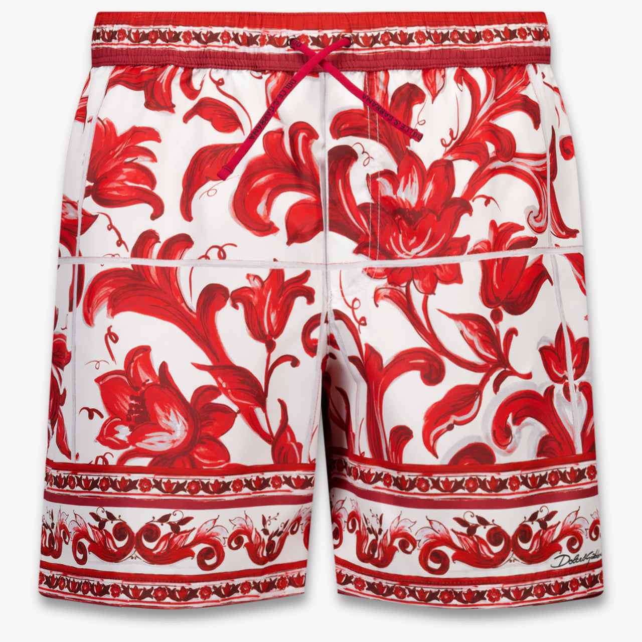 Dolce & Gabbana Kids Boys Swimwear In Red