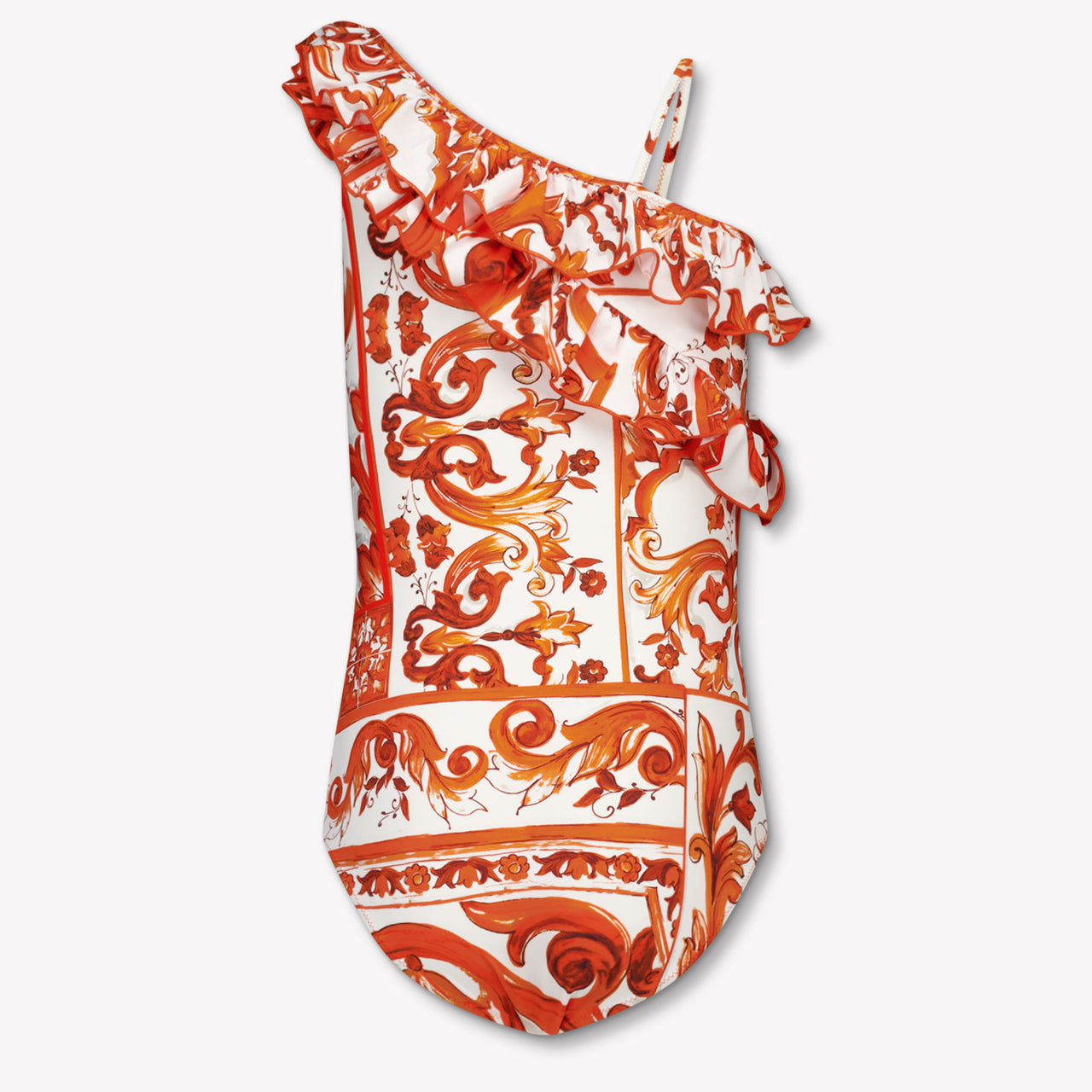 Dolce & Gabbana Kids Girls Swimwear In Orange