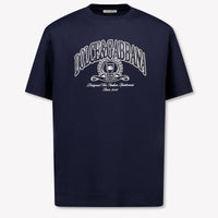 Dolce & Gabbana Kinder Jongens T-Shirt In Navy