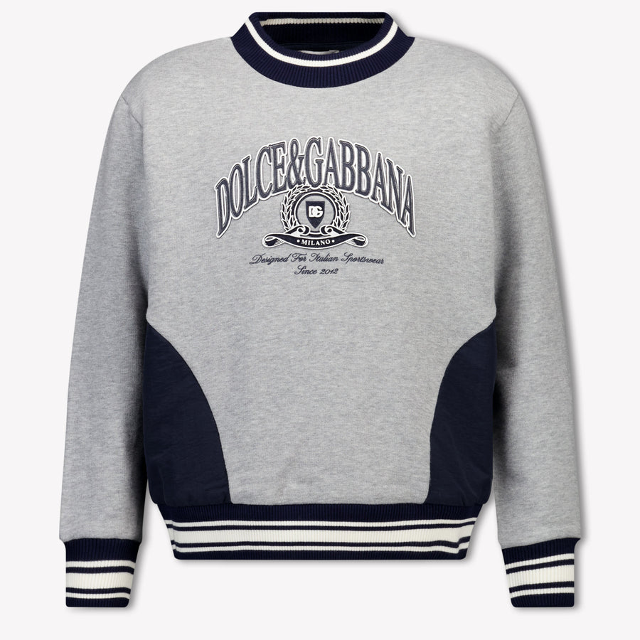 Dolce & Gabbana Kids Boys Sweater In Gray