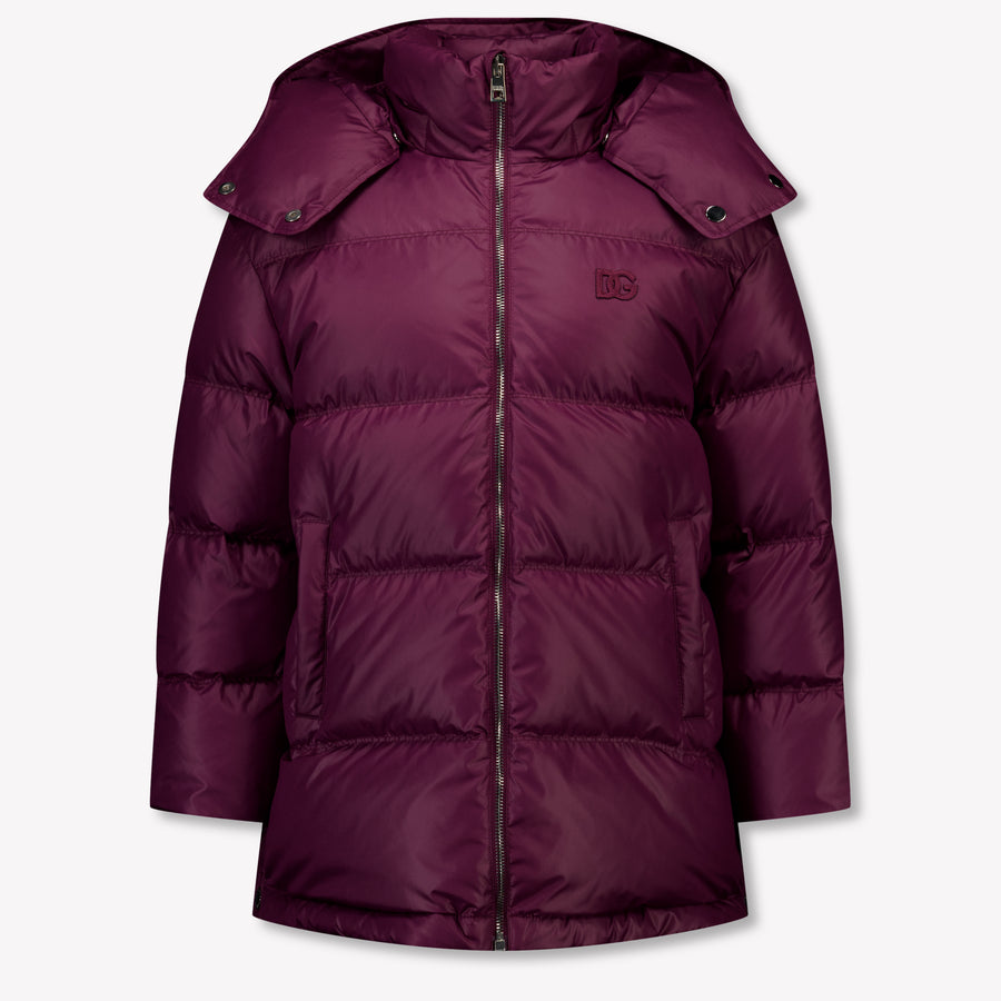 Dolce & Gabbana Kids Girls Jackets In Bordeaux