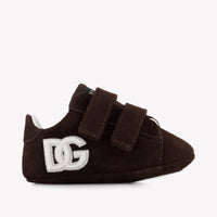Dolce & Gabbana Baby Jongens Sneakers In Bruin