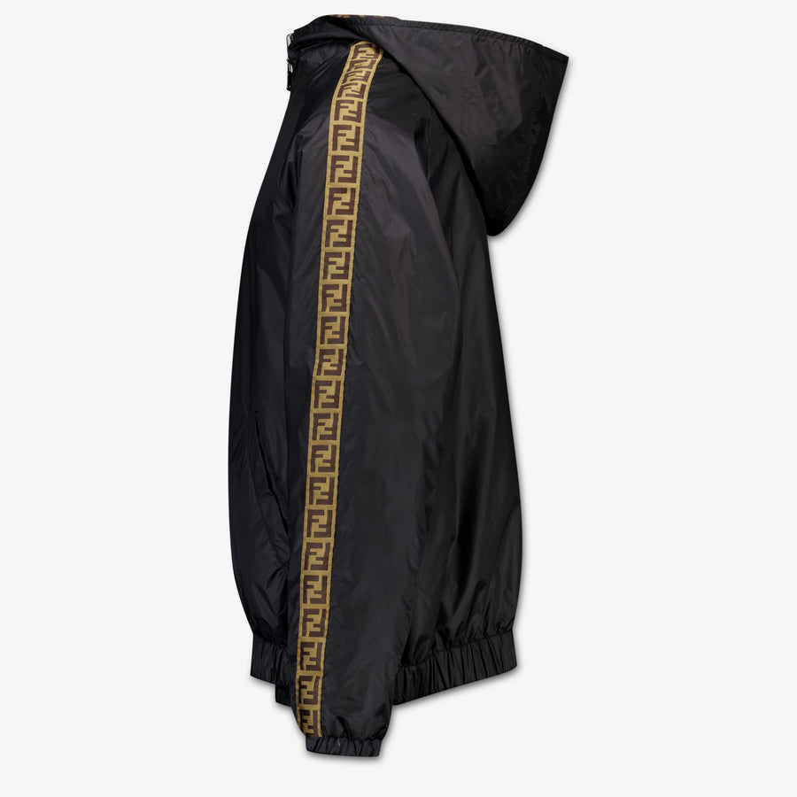 Fendi Kids Unisex Summer jacket In Black