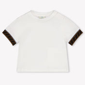 Fendi Baby Unisex T-Shirt In White