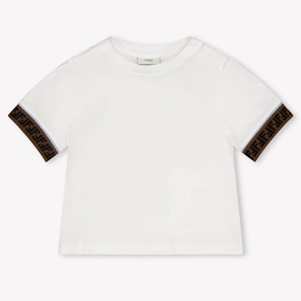 Fendi Baby Unisex T-Shirt In White