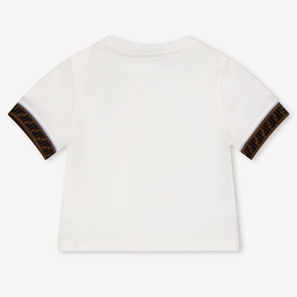 Fendi Baby Unisex T-Shirt In White