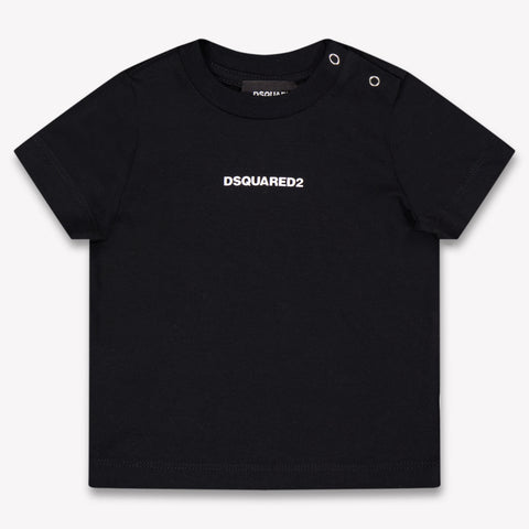 Dsquared2 Baby Jongens T-Shirt In Zwart