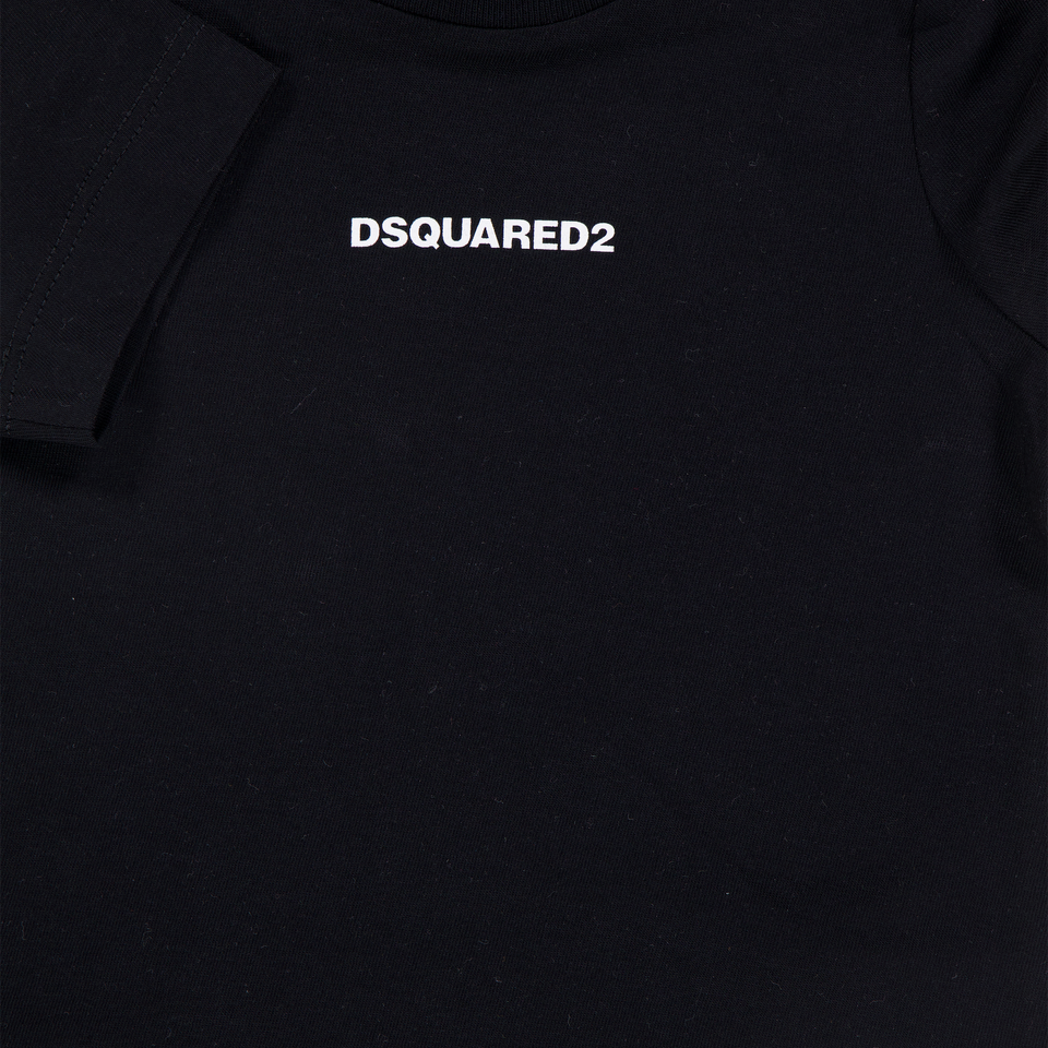 Dsquared2 Baby Jongens T-Shirt In Zwart