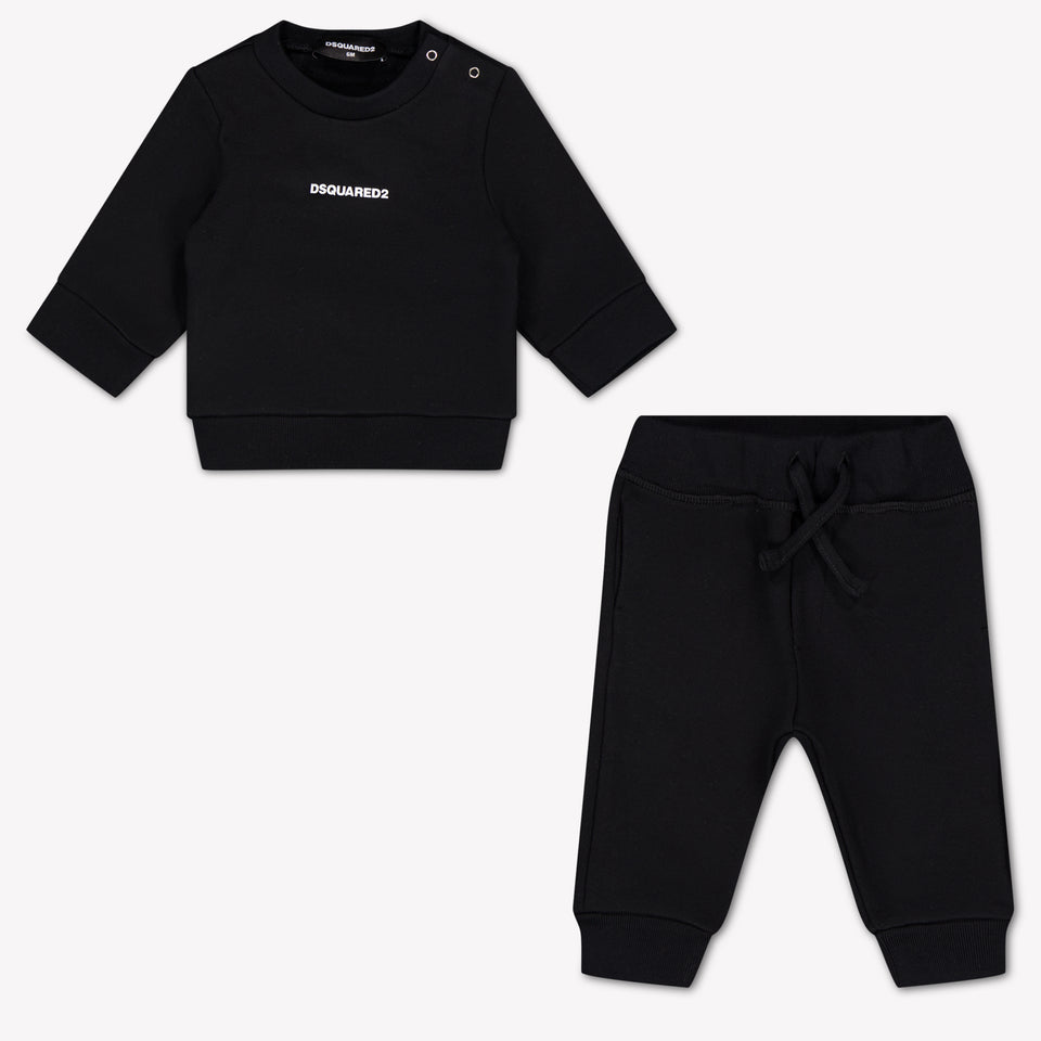 Dsquared2 Baby Jongens Joggingpak In Zwart