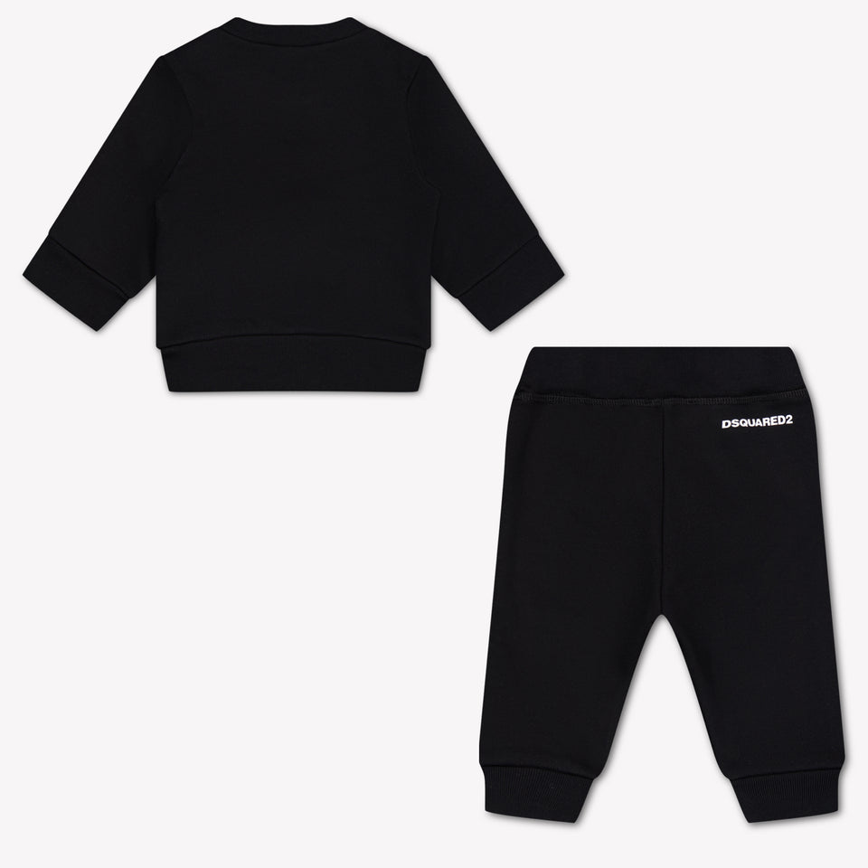Dsquared2 Baby Jongens Joggingpak In Zwart