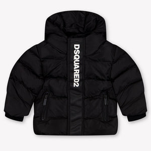 Dsquared2 Baby Jongens Winterjas In Zwart