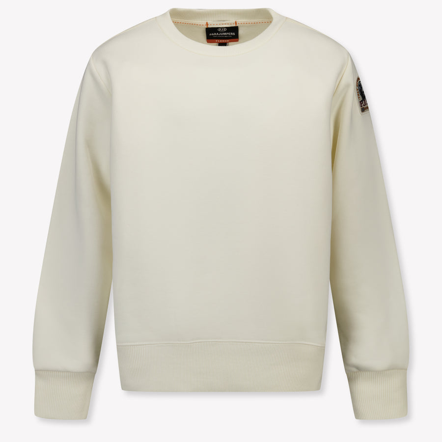 Parajumpers Kids Boys Sweater In OffWhite