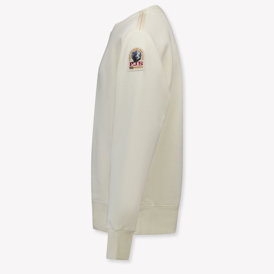 Parajumpers Kids Boys Sweater In OffWhite