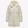 Parajumpers Longbear Kids Girls Jackets In OffWhite