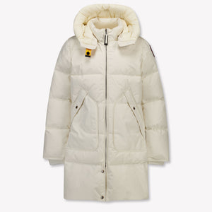 Parajumpers Longbear Kids Girls Jackets In OffWhite