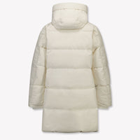 Parajumpers Longbear Kids Girls Jackets In OffWhite