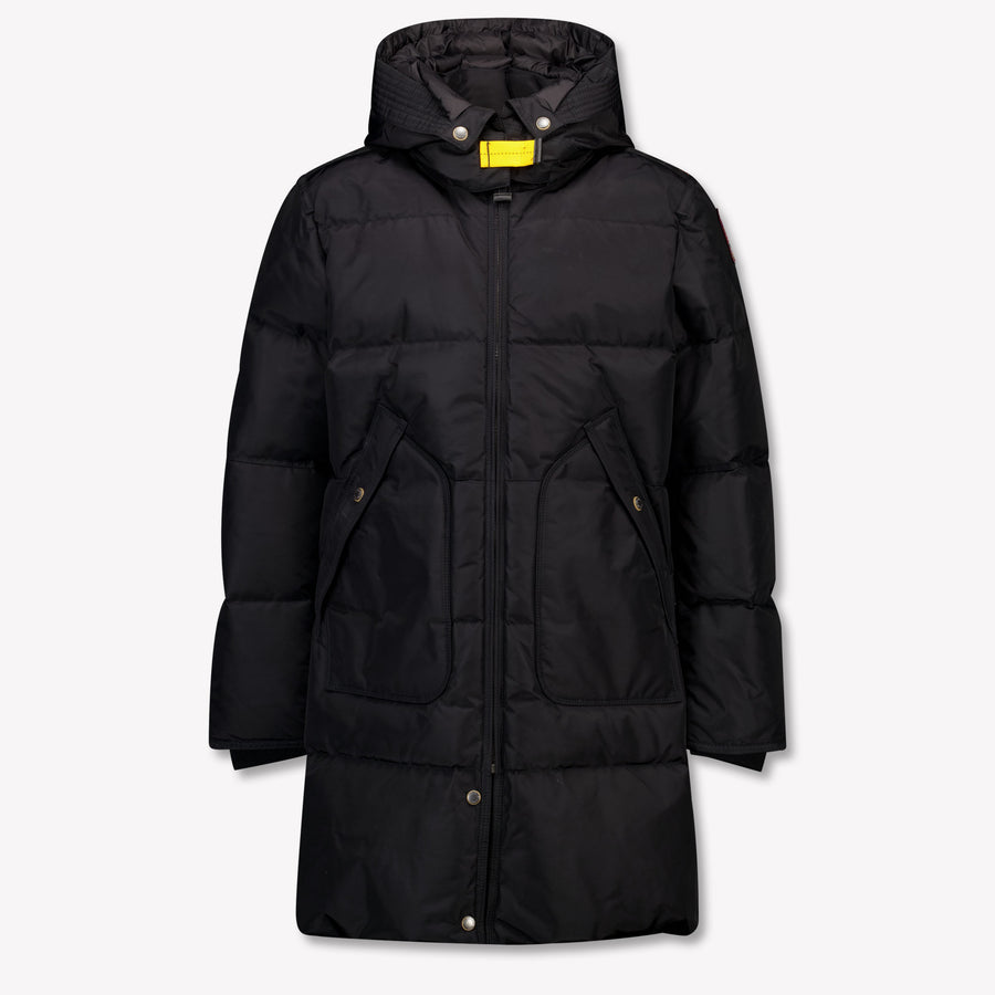 Parajumpers Longbear Kids Girls Jackets In Black