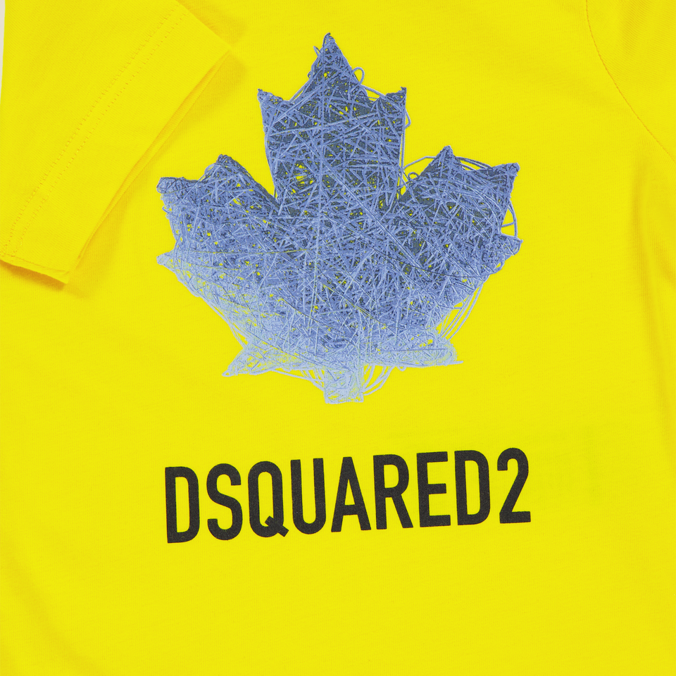 Dsquared2 Baby Boys T-Shirt In Yellow