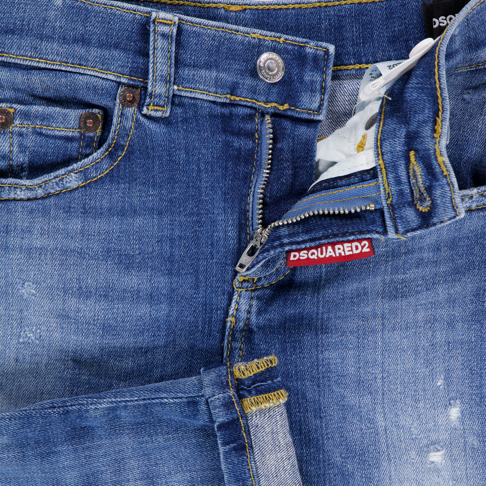 Dsquared2 Baby Jongens Jeans In Blauw
