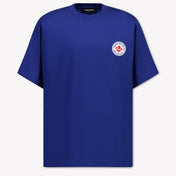 Dsquared2 Kids Boys T-Shirt In Cobalt Blue
