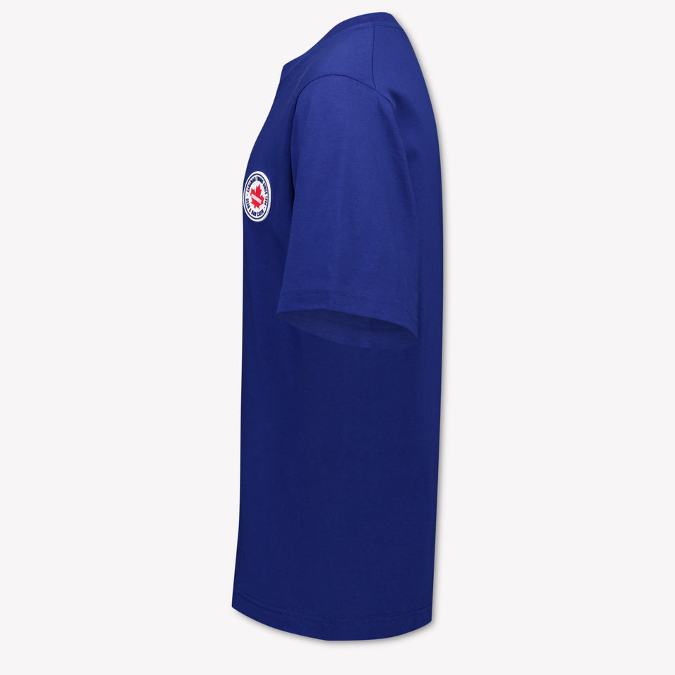 Dsquared2 Kids Boys T-Shirt In Cobalt Blue