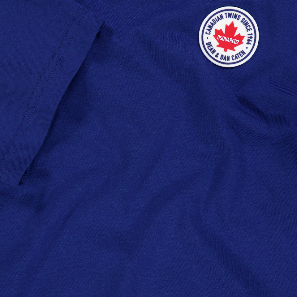 Dsquared2 Kids Boys T-Shirt In Cobalt Blue