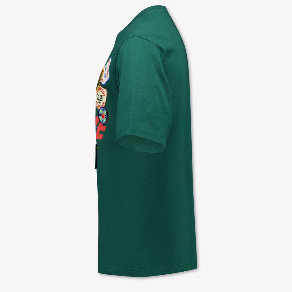 Dsquared2 Kids Boys T-Shirt In Dark Green