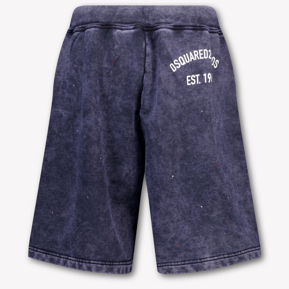 Dsquared2 Kinder Jongens Shorts In Donker Blauw