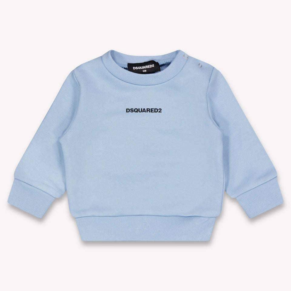 Dsquared2 Baby Jongens Trui In Licht Blauw