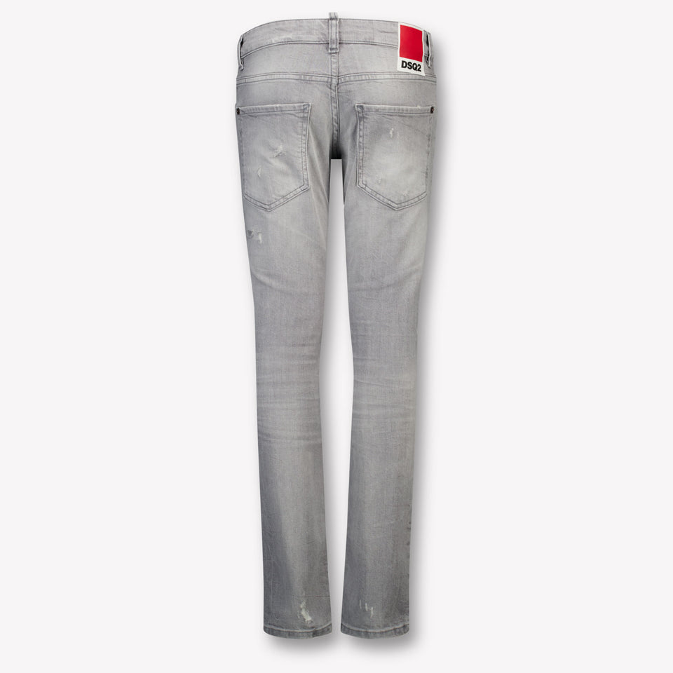 Dsquared2 Kids Boys Jeans In Light Gray