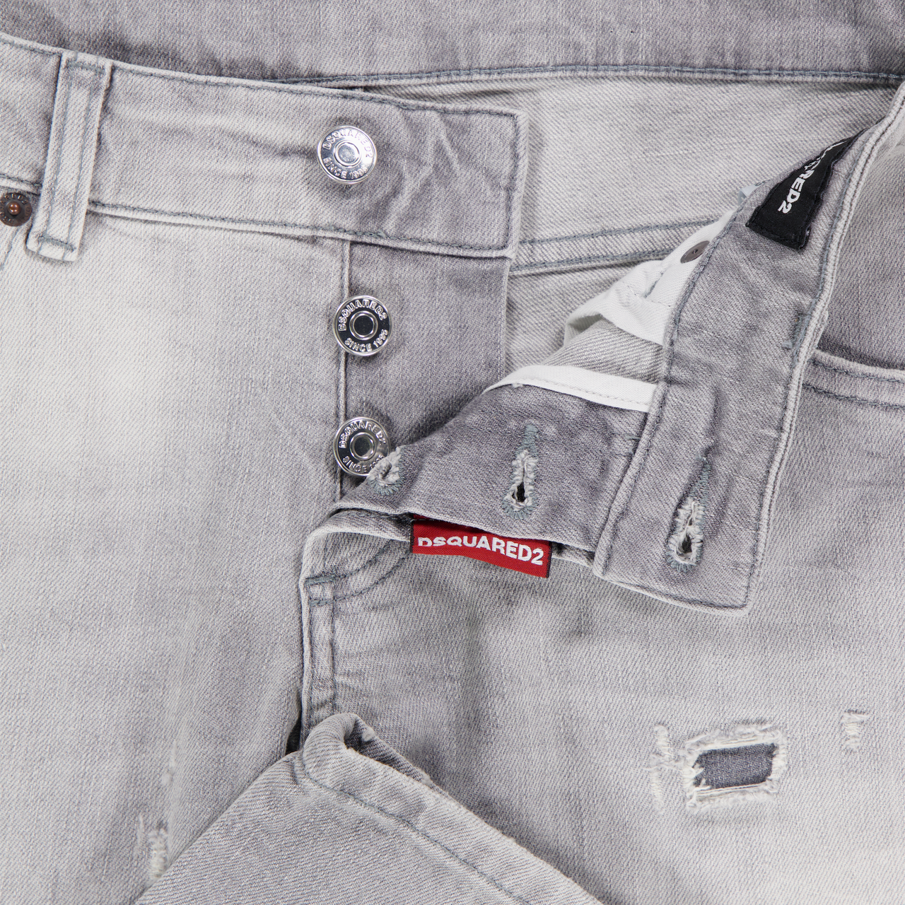 Dsquared2 Kids Boys Jeans In Light Gray