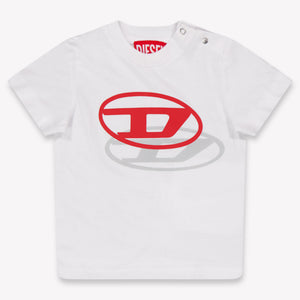 Diesel Baby Boys T-Shirt In White