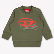 Diesel Baby Jongens Trui In Army