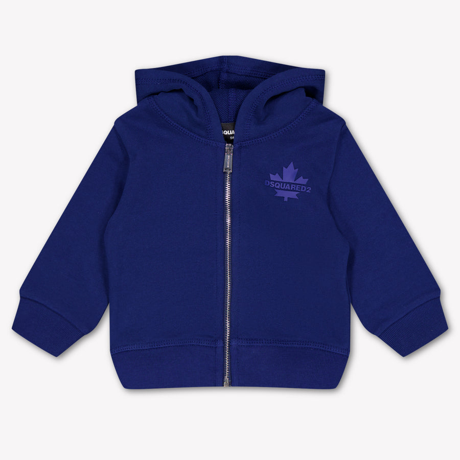 Dsquared2 Baby Boys Cardigan In Cobalt Blue