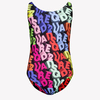 Dsquared2 Kids Girls Swimwear In Black