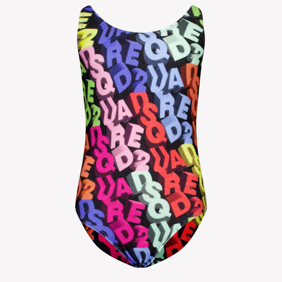 Dsquared2 Kids Girls Swimwear In Black