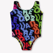 Dsquared2 Baby Girls Swimwear In Black