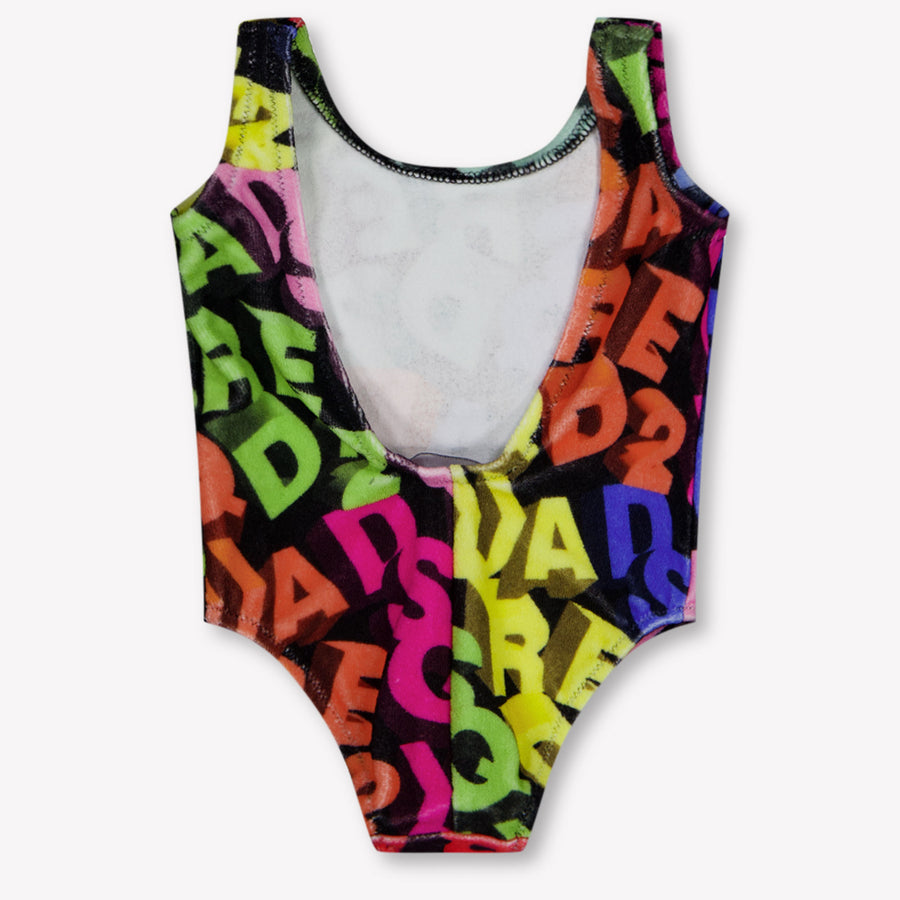 Dsquared2 Baby Girls Swimwear In Black
