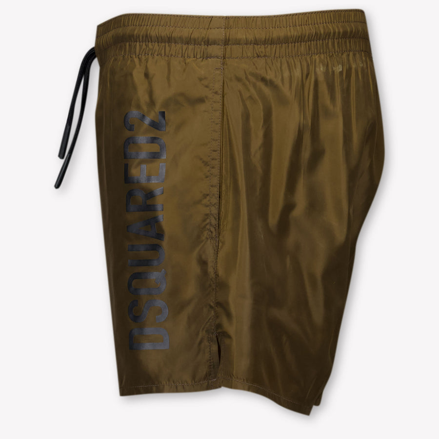 Dsquared2 Kids Boys Swimwear In Army