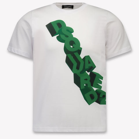 Dsquared2 Kinder Jongens T-Shirt In Wit