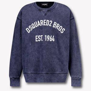 Dsquared2 Kids Boys Sweater In Dark Blue