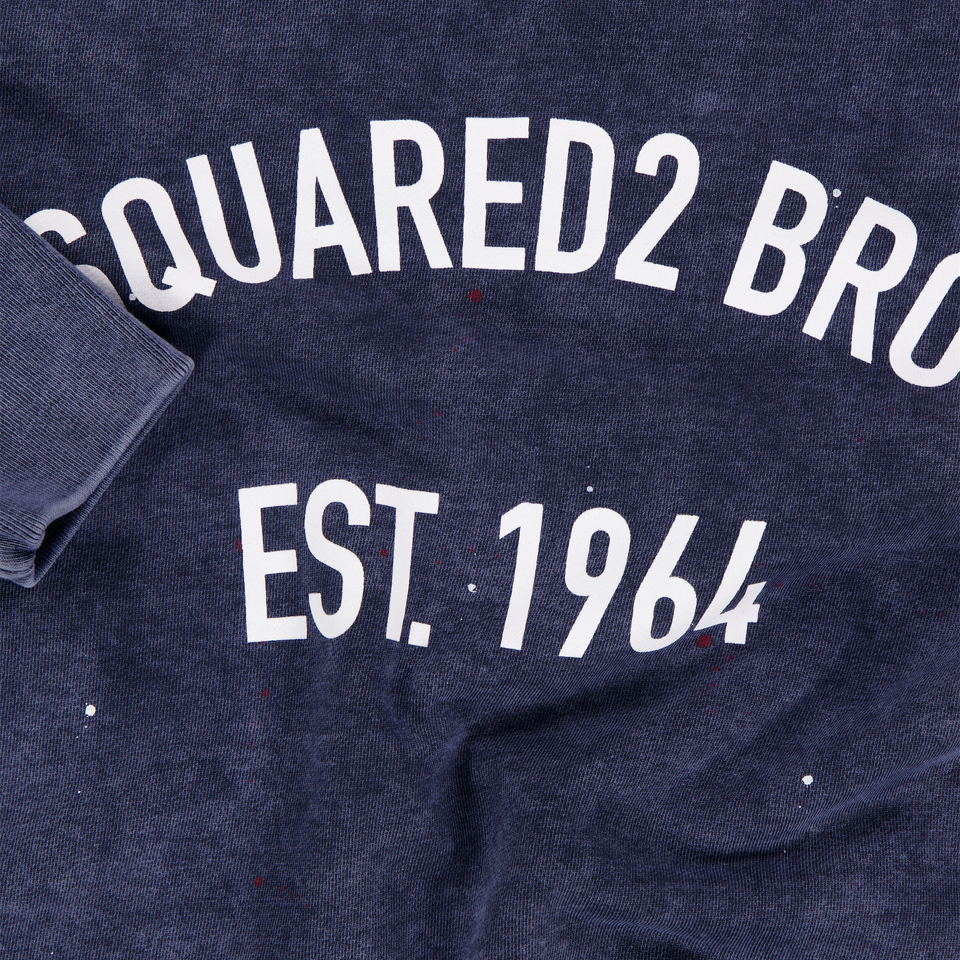 Dsquared2 Kinder Jongens Trui In Donker Blauw