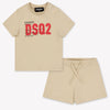 Dsquared2 Baby Boys Set In Light Beige