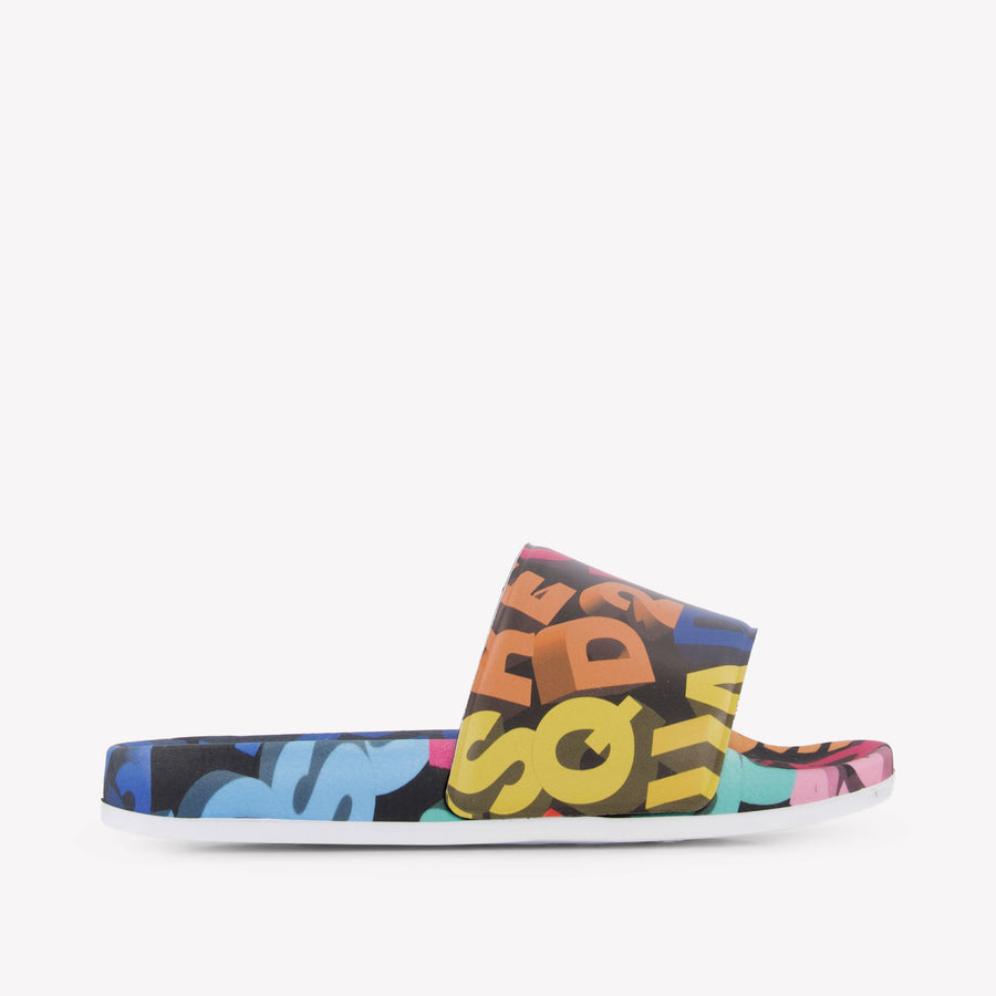 Dsquared2 Unisex Flipflops In Black